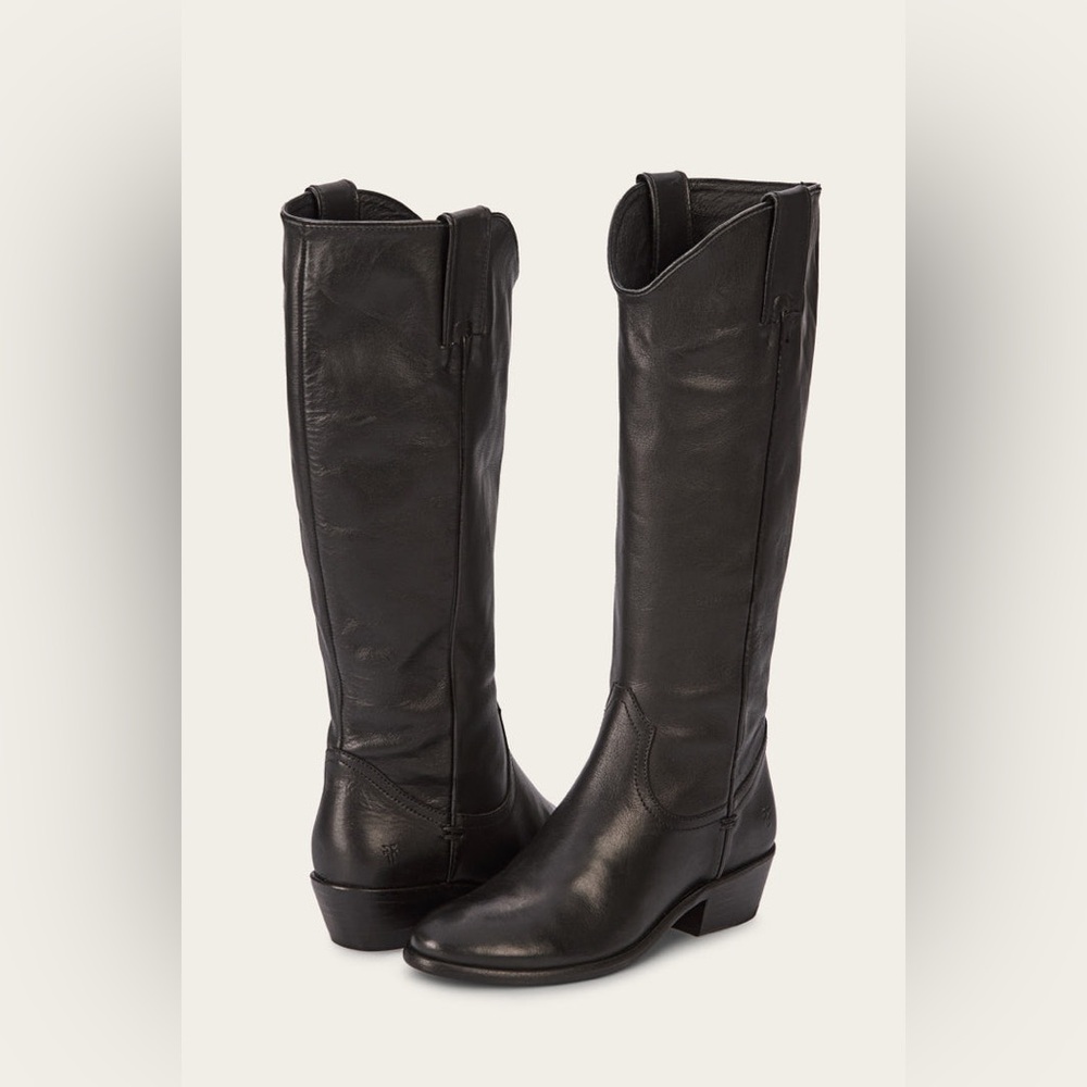 SOLD FRYE Carson Pull On Tall Boot - Picture 2 of 16